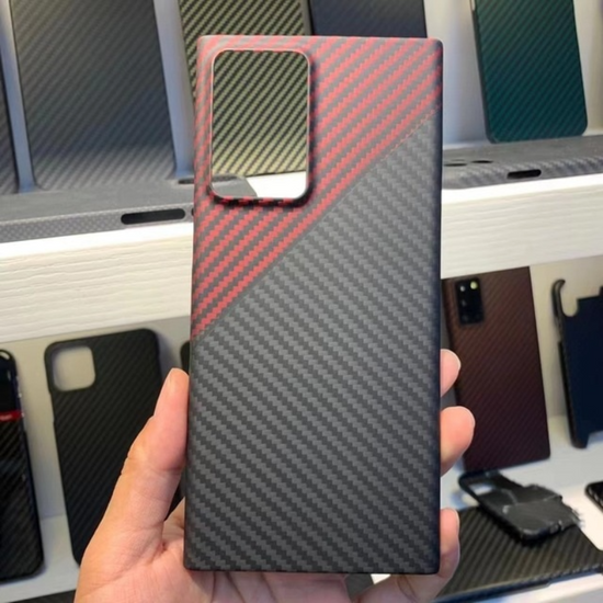 YTF-carbon Real Carbon Fiber Case For Samsung Galaxy NOTE 20 Ultra Case Fine Hole Camera Anti-fall Cover Galaxy NOET 20 shell
