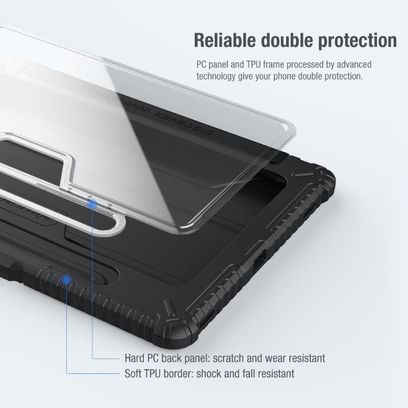 NILLKIN For Samsung Galaxy Tab S8 Case Magnetic Stand Cover For Samsung Galaxy Tab S7 Camera Protection Cover with Stand Smart Wake & Sleep Pencil Holder