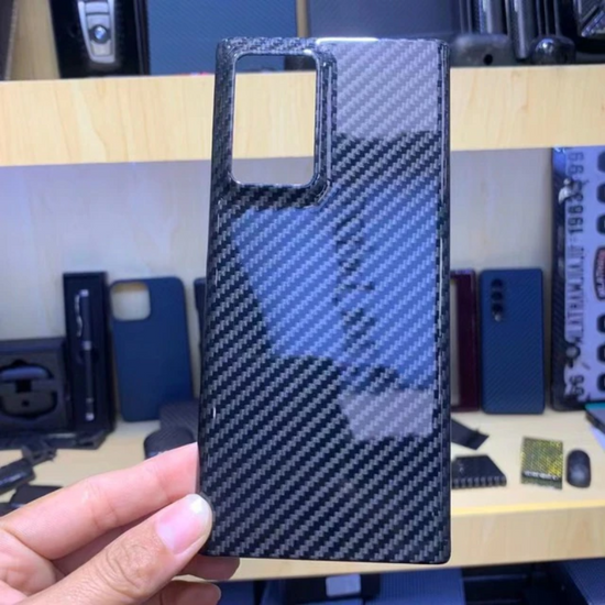 YTF-carbon Real Carbon Fiber Case For Samsung Galaxy NOTE 20 Ultra Case Fine Hole Camera Anti-fall Cover Galaxy NOET 20 shell