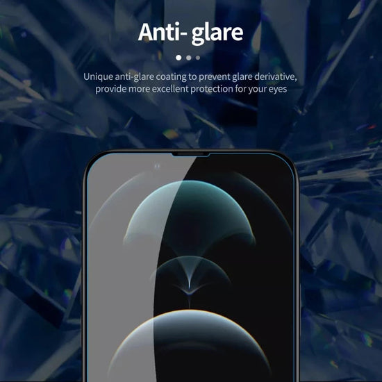 FogMirror Full Coverage Matte Tempered Glass Ultra Thin 9H Tempered Glass CP + Pro 0.33MM Anti-glare Explosion-Proof Protective Tempered Glass Film For iPhone14/14 Pro/14 Pro Max,13/13 Pro/13 Pro Max