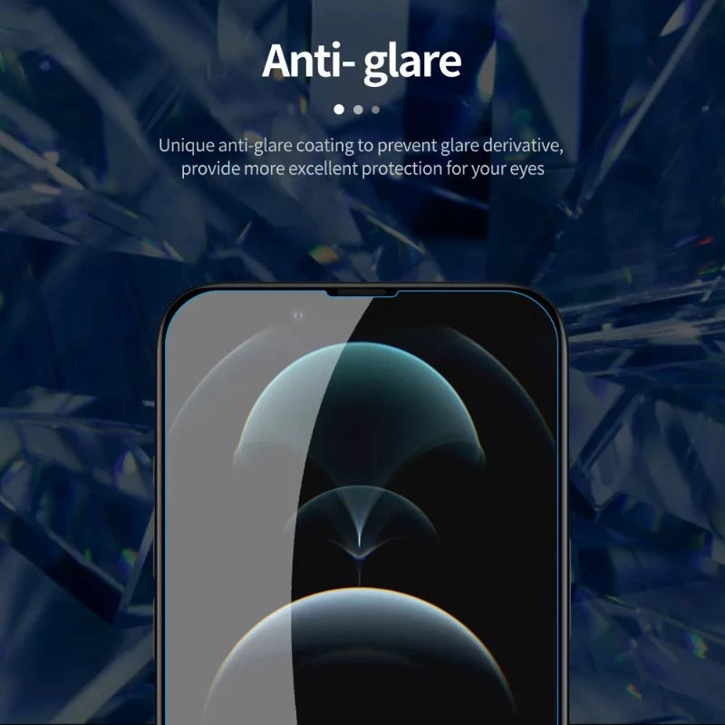 FogMirror Full Coverage Matte Tempered Glass Ultra Thin 9H Tempered Glass CP + Pro 0.33MM Anti-glare Explosion-Proof Protective Tempered Glass Film For iPhone14/14 Pro/14 Pro Max,13/13 Pro/13 Pro Max