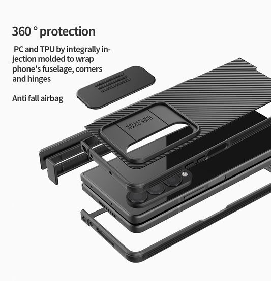 NILLKIN CamShield Pro Slide Camera Folding Phone Case For Samsung Galaxy Z Fold 4
