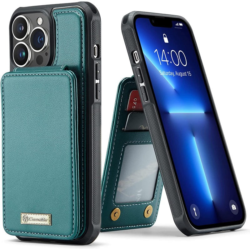 Strapurs iPhone 14 13 12 Pro Max Case with Card Holder, iPhone 14 13 12 Pro Case Wallet RFID Blocking, Shockproof Slim PU Leather Magnetic Vertical Flip Wallet Case 14 13 12 with Stand for Women Men