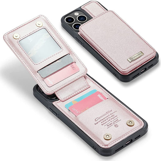 Strapurs iPhone 14 13 12 Pro Max Case with Card Holder, iPhone 14 13 12 Pro Case Wallet RFID Blocking, Shockproof Slim PU Leather Magnetic Vertical Flip Wallet Case 14 13 12 with Stand for Women Men