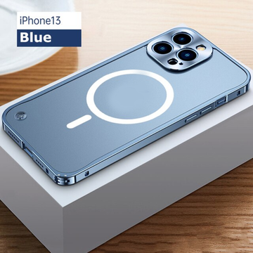 Magsafe Phone Case Aluminum Luxury Ultra Thin Metal Phone Case With Lens Protection