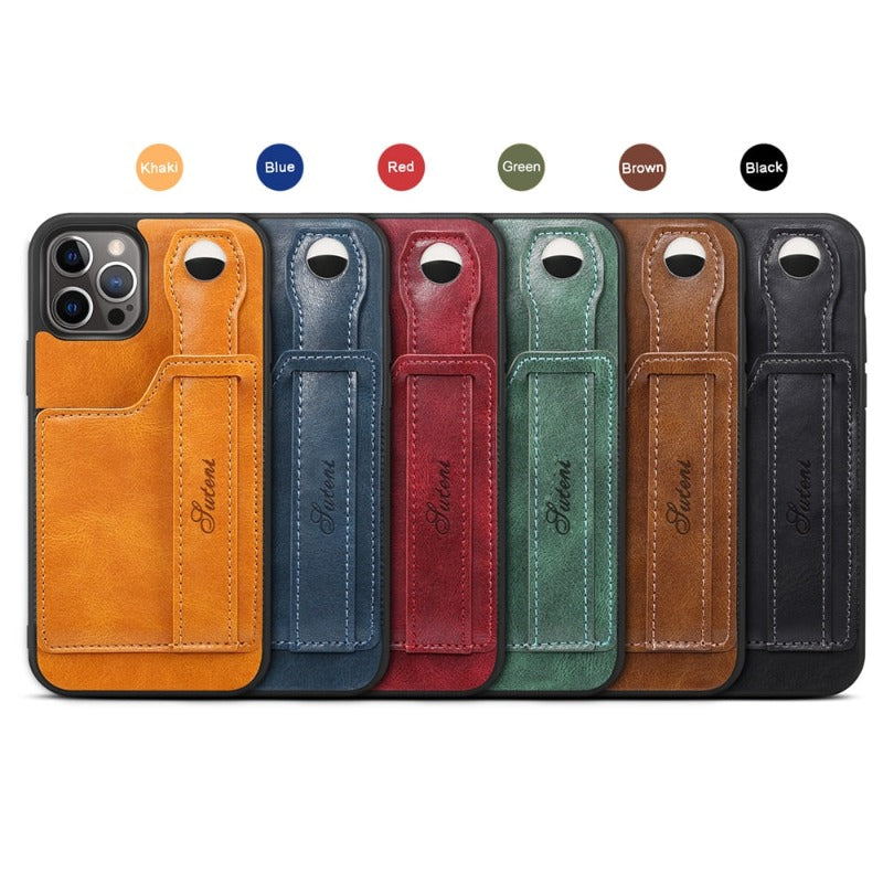 Suitable for iPhone14 13 12 11 ProMax Pro Phone Case   Wallet Phone Case Slim PU Leather Case With Card Holder Wrist Hand Strap for iPhone14 13 12 11 iPhone13 12 Mini