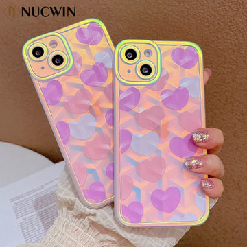 Colorful Gradient Soft Silicone Shockproof Phone Case For iPhone