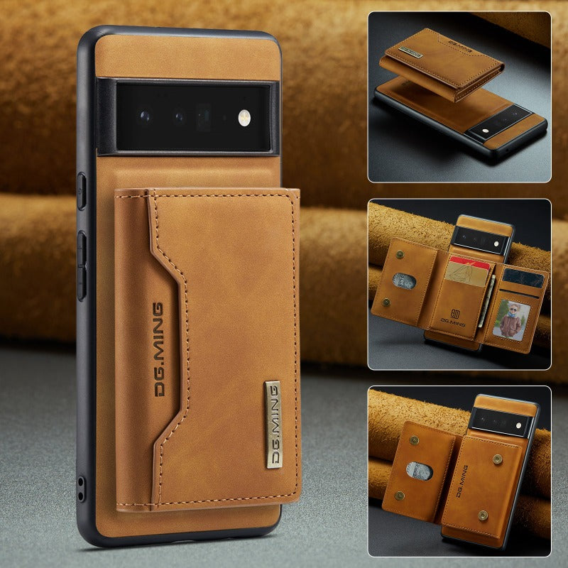 Decase Leather Wallet Case for Samsung Galaxy Z Flip 5 with Card