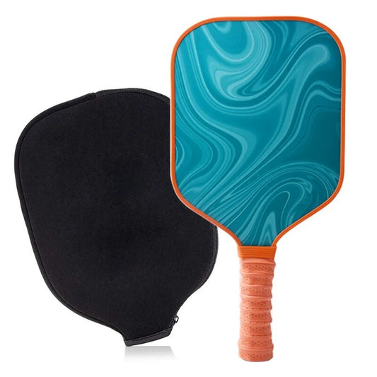 1Set Fiberglass Pickleball Racquet With Racket Zipper Bag