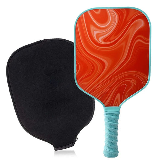 1Set Fiberglass Pickleball Racquet With Racket Zipper Bag