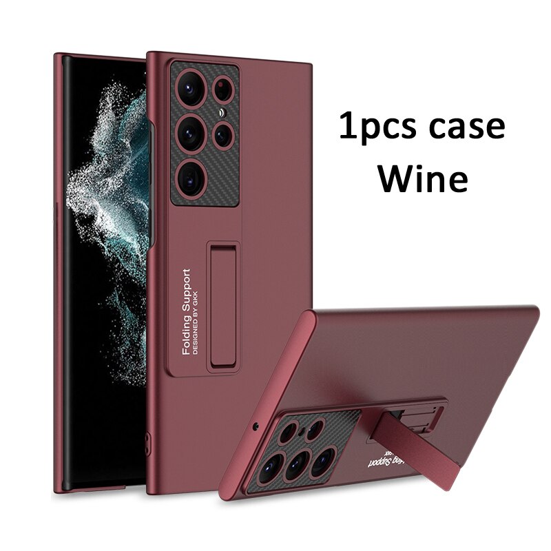 Compatible with Samsung Galaxy S22 Case [with Kickstand] Shockproof Protection Matte Case for Samsung S22 5G Ultra-Thin Slim Phone Case Cover