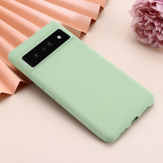 Slim Matte Candy Color Silicone Phone Case For Google Pixel 7 Pro 6 Pro 6A 7A Silicone Back Cover Case