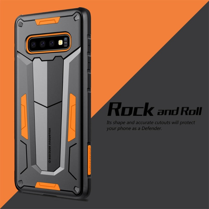 For Samsung Galaxy S10 Hybrid Nillkin Defender Case Ⅱ Layers Phone Protective Cover Back Shell