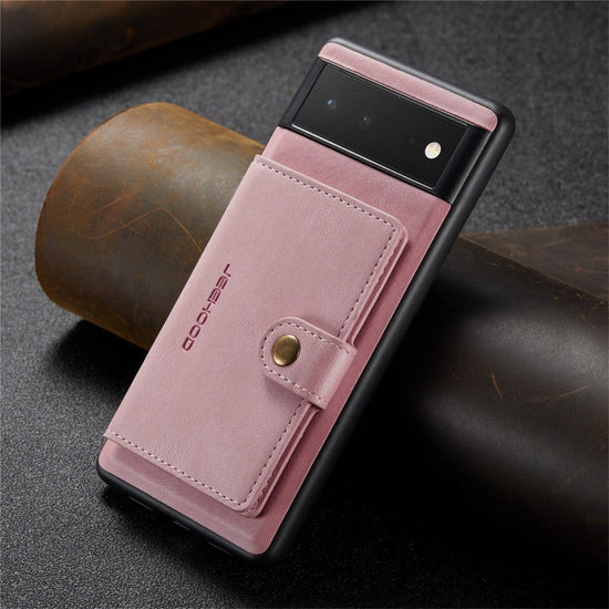 2 in 1 Detachable Leather Cover For Google Pixel 6 Pro Phone Case Wallet Card Holder Stand Magnetic Purse Wireless Charging