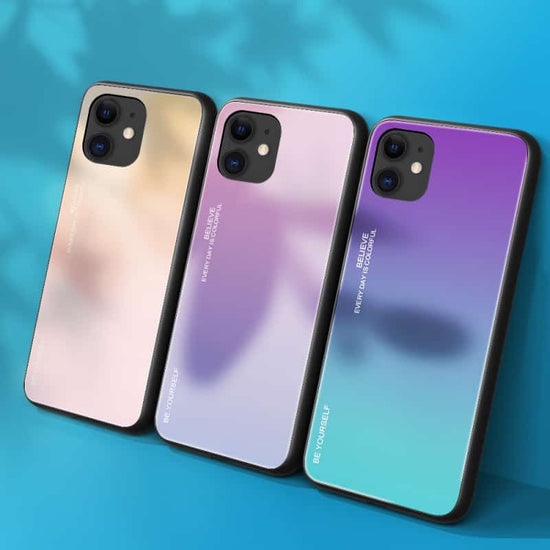 IPhone 14 Case Gradient Tempered Glass Phone Case For IPhone 14  Pro Max