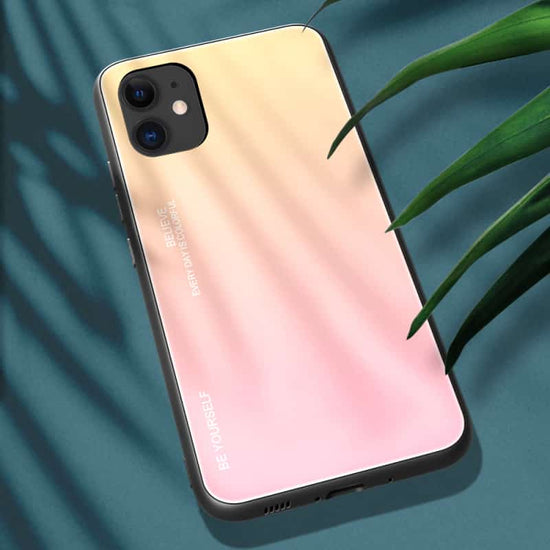 IPhone 14 Case Gradient Tempered Glass Phone Case For IPhone 14  Pro Max