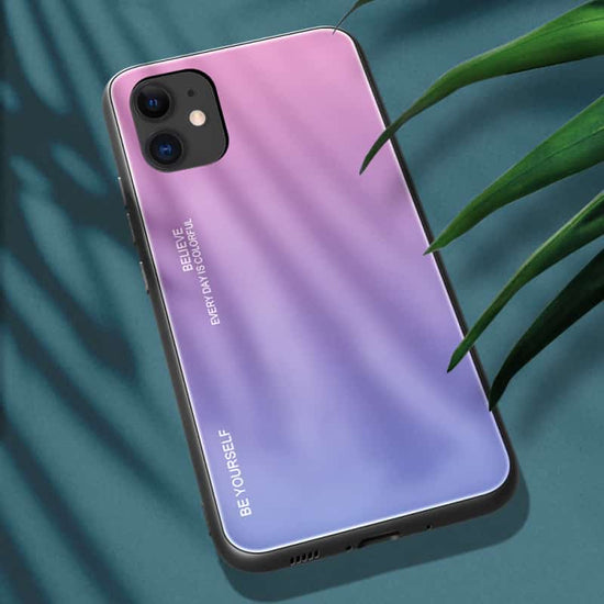 IPhone 14 Case Gradient Tempered Glass Phone Case For IPhone 14  Pro Max