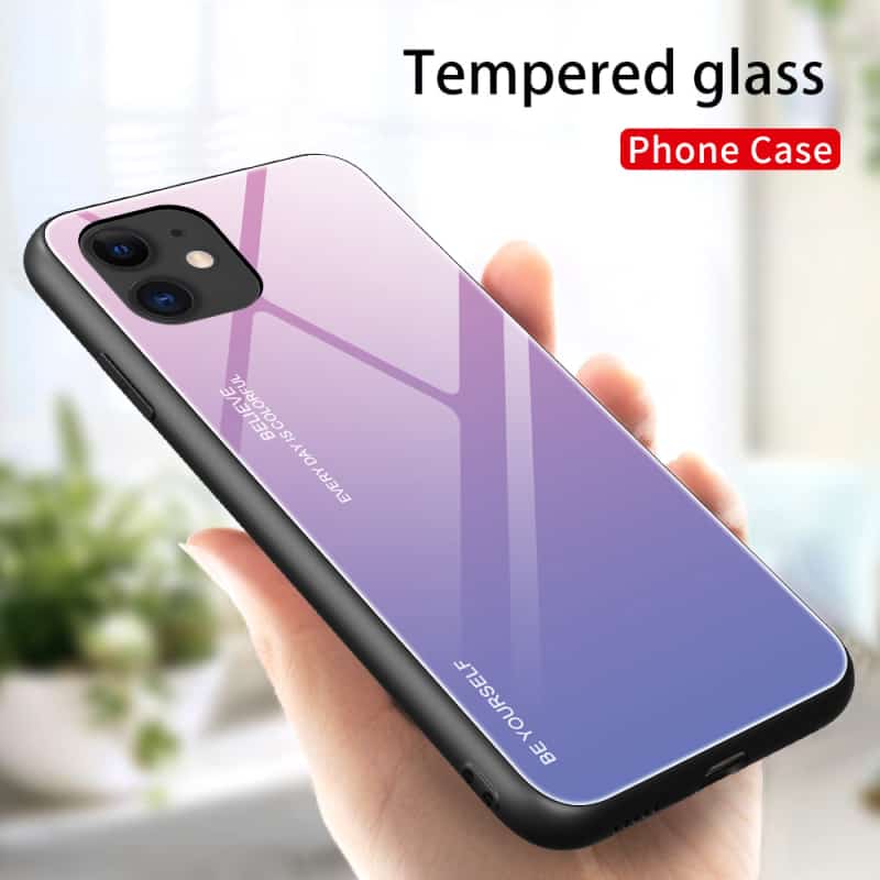 IPhone 14 Case Gradient Tempered Glass Phone Case For IPhone 14  Pro Max