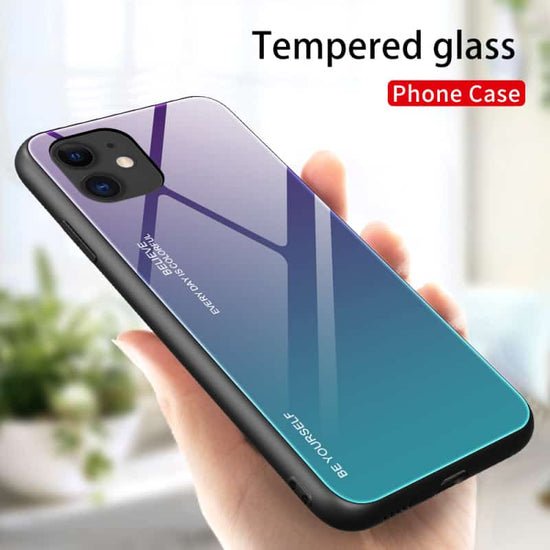 IPhone 14 Case Gradient Tempered Glass Phone Case For IPhone 14  Pro Max