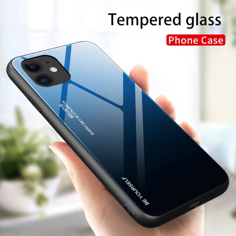 IPhone 14 Case Gradient Tempered Glass Phone Case For IPhone 14  Pro Max