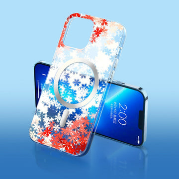 Luxury Transparent MagSafe Magnetic Wireless Charging Phone Case