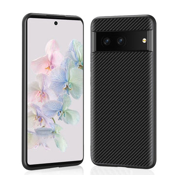 Carbon Fiber Fibre Pattern Phone Case For Google Pixel