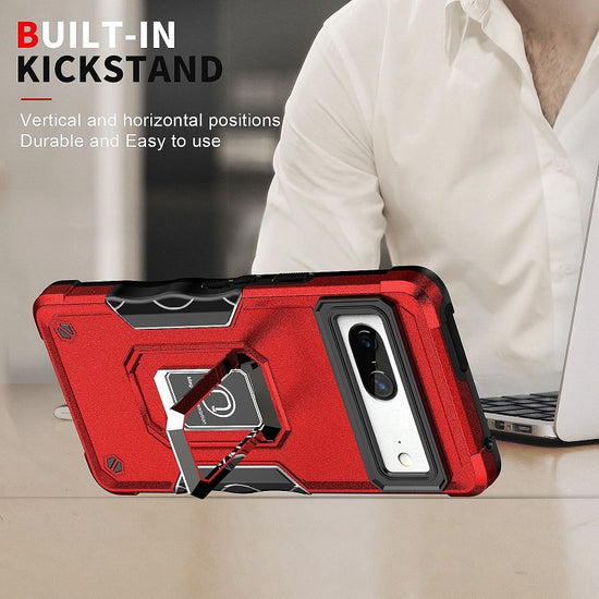 360 Anti-fall Protective Case Military-grade Protective Bracket Phone Holder Phone Case For Google Pixel 6 Google Pixel 6 Pro Google Pixel 7 Google Pixel 7Pro