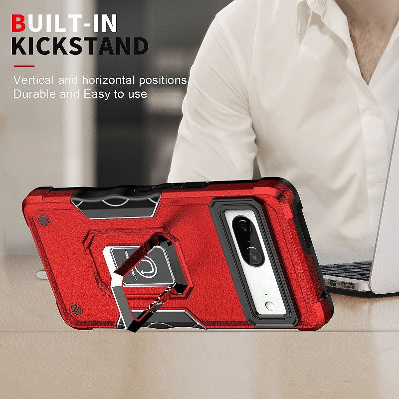 360 Anti-fall Protective Case Military-grade Protective Bracket Phone Holder Phone Case For Google Pixel 6 Google Pixel 6 Pro Google Pixel 7 Google Pixel 7Pro