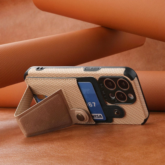 Luxury Card Holder Wallet Leather Case for iPhone 11 12 13 14 Pro Max Card Holder Magnetic Cover Leather Wallet Card Holder case