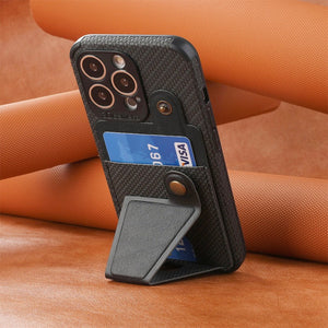 Luxury Card Holder Wallet Leather Case for iPhone 11 12 13 14 Pro Max Card Holder Magnetic Cover Leather Wallet Card Holder case