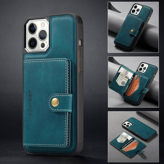 For iPhone 14 & 14 Pro Leather Case With Magnetic Wallet Kickstand Card Holder Designed Cover For iPhone 14 Pro Max