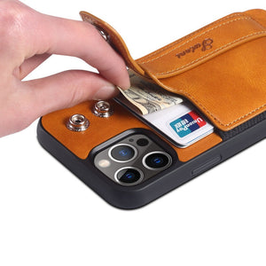 Suitable for iPhone14 13 12 11 ProMax Pro Phone Case   Wallet Phone Case Slim PU Leather Case With Card Holder Wrist Hand Strap for iPhone14 13 12 11 iPhone13 12 Mini