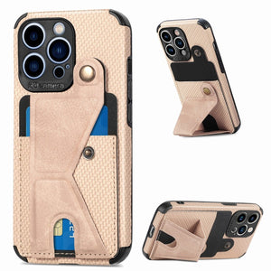 Luxury Card Holder Wallet Leather Case for iPhone 11 12 13 14 Pro Max Card Holder Magnetic Cover Leather Wallet Card Holder case