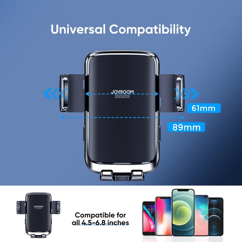 15W Car Phone Holder Wireless Charger Car Charger Stable Rotatable Air Vent Dashboard Phone Holder Car Charger Support
