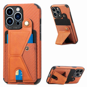 Luxury Card Holder Wallet Leather Case for iPhone 11 12 13 14 Pro Max Card Holder Magnetic Cover Leather Wallet Card Holder case