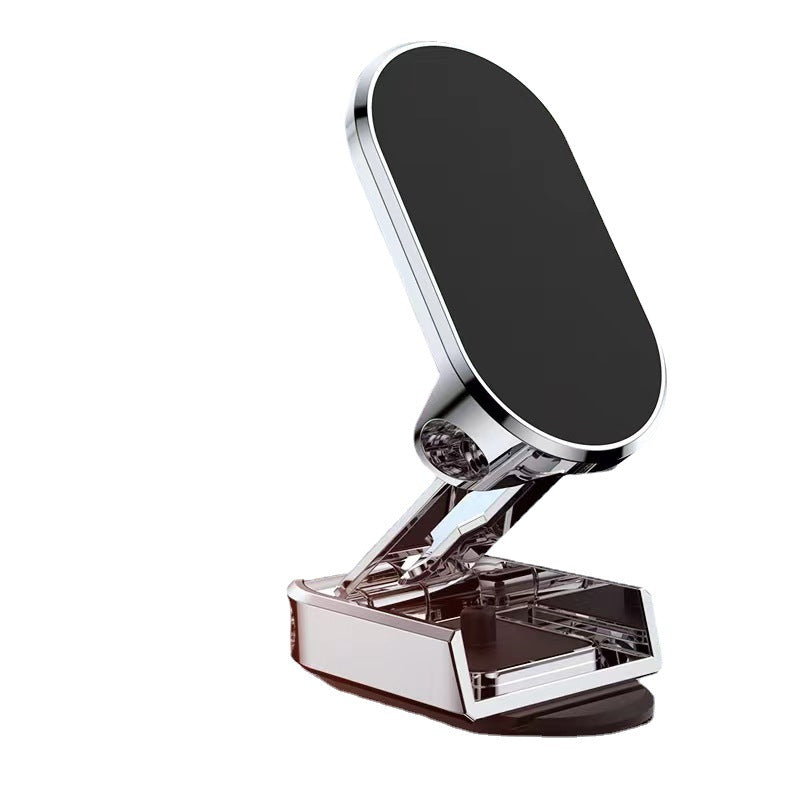 Magnetic Car Phone Holder Foldable Magnetic Phone Mount Multi-Functional 360° Rotation Desk Phone Holder Car Dashboard Bracket