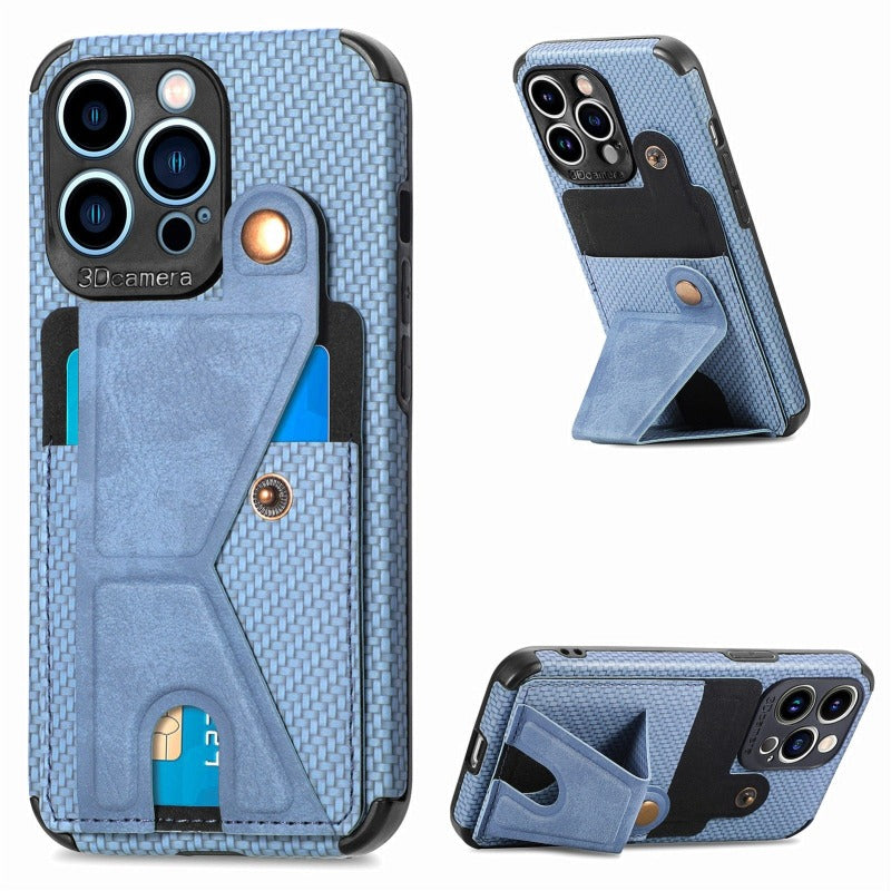 Luxury Card Holder Wallet Leather Case for iPhone 11 12 13 14 Pro Max Card Holder Magnetic Cover Leather Wallet Card Holder case