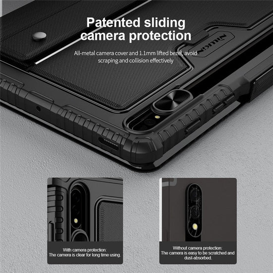 NILLKIN For Samsung Galaxy S8 S8 5G Bumper Combo Keyboard Case Bluetooth Lens Protector Case With Pen Tray For Samsung Galaxy S8