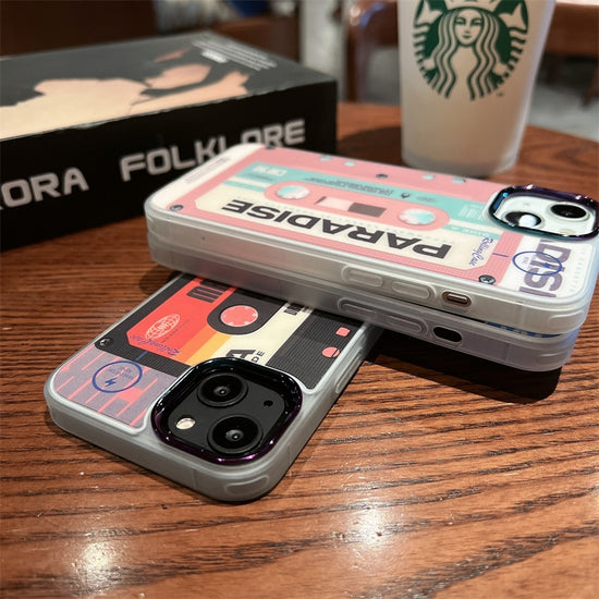 Classical Tape Pattern Magsafe Magnetic Wireless Charging Case for iPhone 14 Plus 14 13 12 11 Pro Max Soft Silicon Shockproof Cover