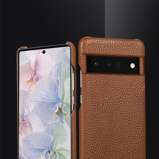 LANGSIDI Cowhide Genuine Leather Case for Google Pixel 7 6 PRO 6A Luxury Fashion Back Cover for Google Pixel 7 pro 6A