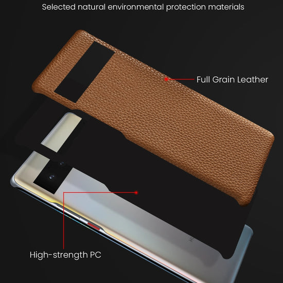 LANGSIDI Cowhide Genuine Leather Case for Google Pixel 7 6 PRO 6A Luxury Fashion Back Cover for Google Pixel 7 pro 6A