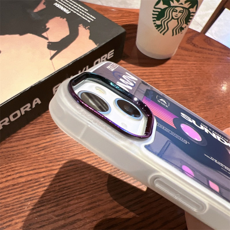 Classical Tape Pattern Magsafe Magnetic Wireless Charging Case for iPhone 14 Plus 14 13 12 11 Pro Max Soft Silicon Shockproof Cover