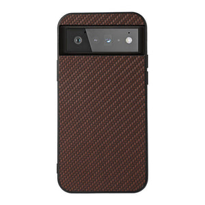 Case for Google Pixel7 6 Phone Case Carbon Fiber Pattern PU Leather Case Google Pixel 6 Pro Protective Cover