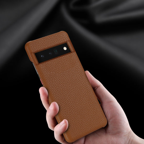 LANGSIDI Cowhide Genuine Leather Case for Google Pixel 7 6 PRO 6A Luxury Fashion Back Cover for Google Pixel 7 pro 6A