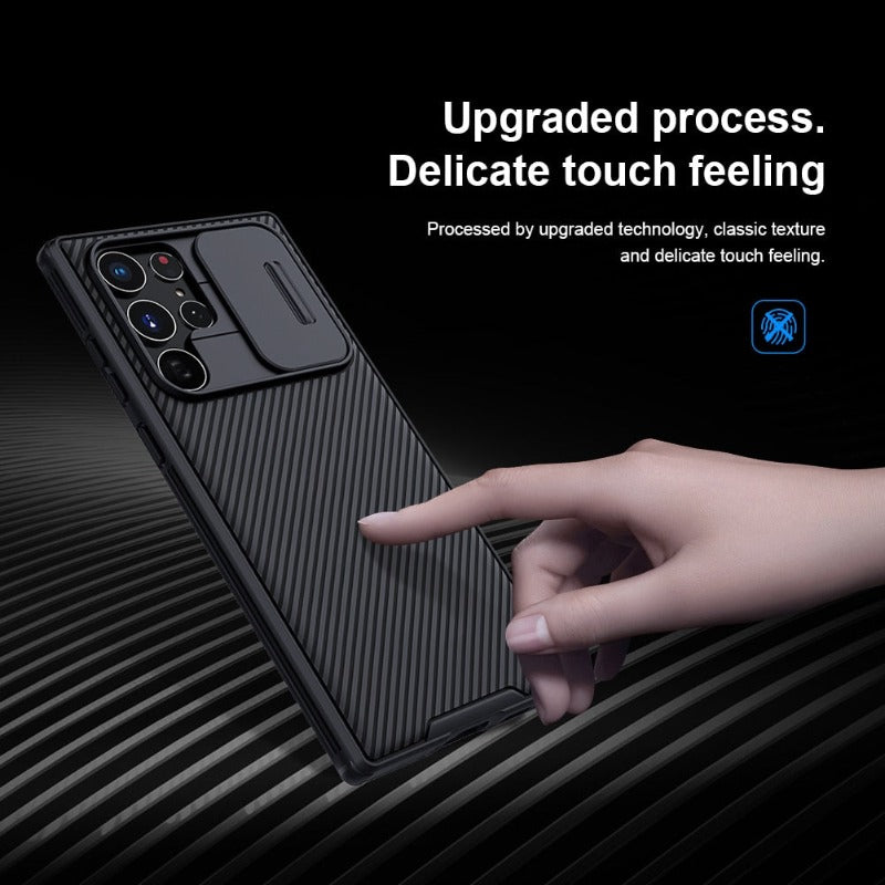 Nillkin Samsung Galaxy S22 Ultra Case, CamShield S22 Ultra Phone Case with Slide Camera Cover Protector Hard PC & TPU Slim Protective Case for Samsung Galaxy S22 Ultra 5G 6.8''