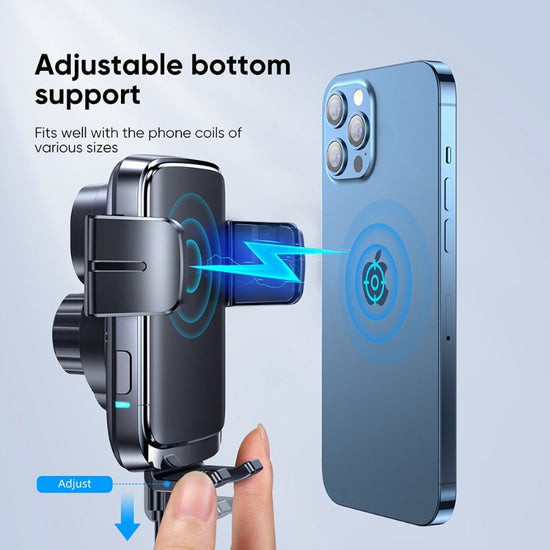 15W Car Phone Holder Wireless Charger Car Charger Stable Rotatable Air Vent Dashboard Phone Holder Car Charger Support