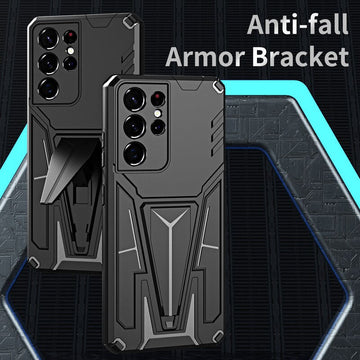 ShockProof Armor Magnetic Phone Case With Bracket For Samsung Galaxy S23 S22