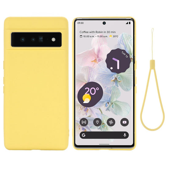 Slim Matte Candy Color Silicone Phone Case For Google Pixel 7 Pro 6 Pro 6A 7A Silicone Back Cover Case