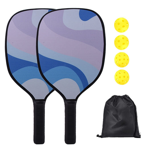 2pcs Set Wood Pickleball Paddles Set Piackleball Racket Set