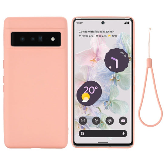 Slim Matte Candy Color Silicone Phone Case For Google Pixel 7 Pro 6 Pro 6A 7A Silicone Back Cover Case
